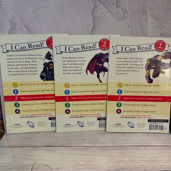 Kids DC Comics Superman, I Can Read Books, Level 2 Bundle (SKU: 173MI) - Picture 2 of 6